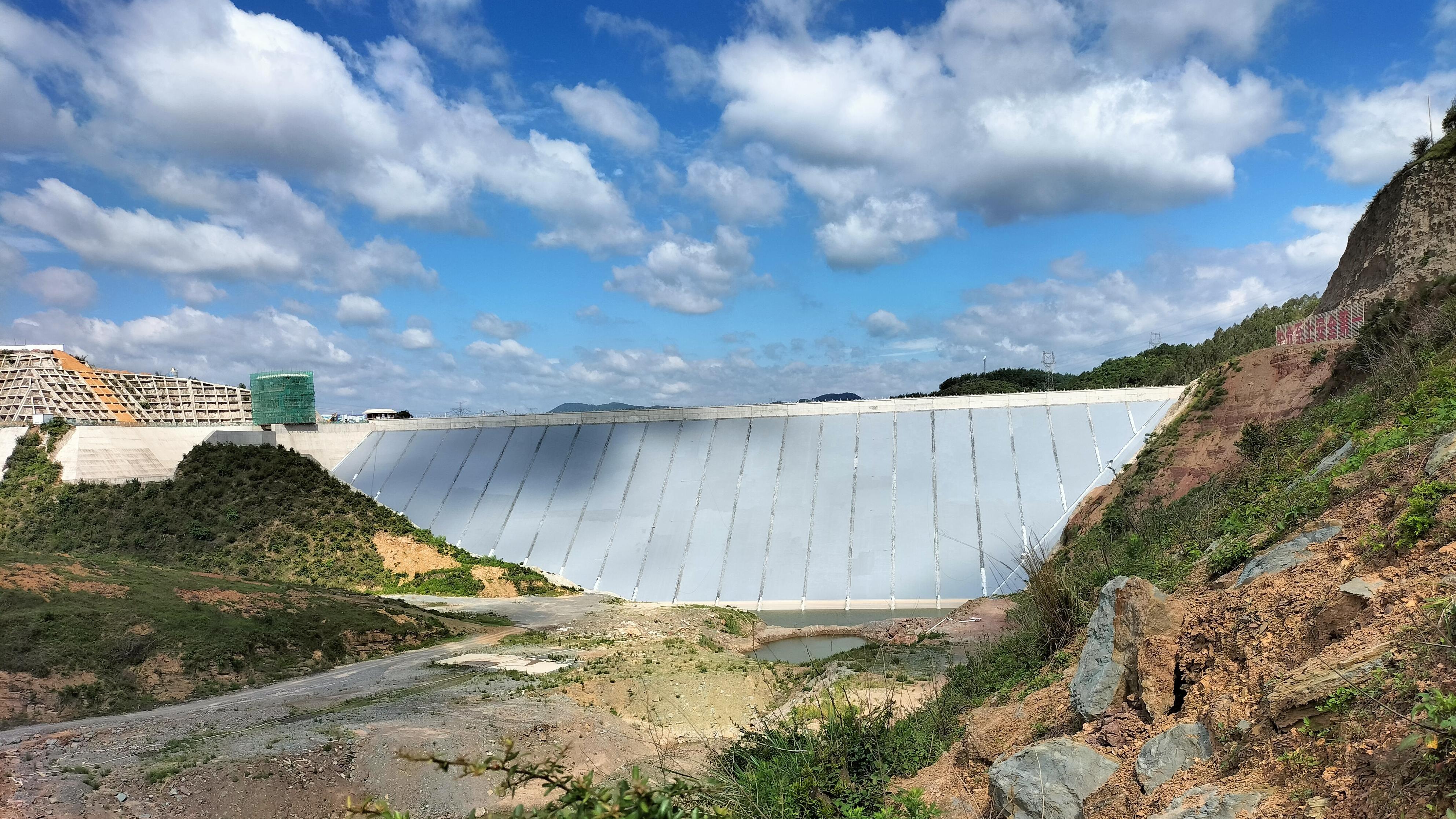 車馬碧水庫壩面防護工程
